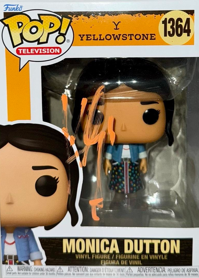 Kelsey Asbille Signed Funko Pop #1364 "Monica Dutton" (Yellowstone) - Beckett COA #03